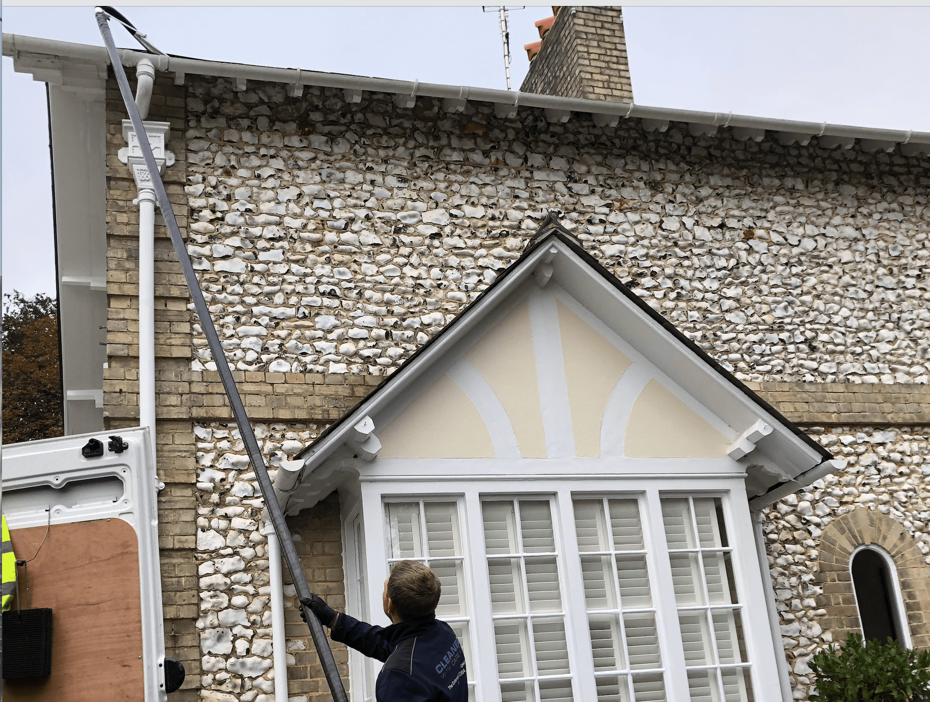 Professional gutter cleaning tools and equipment used by The Roof Moss Cleaners in Bagshot